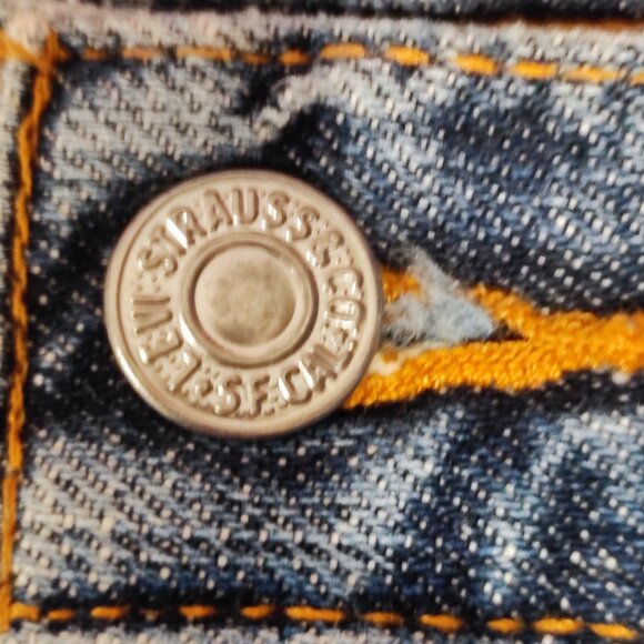 Levi's 505 jean short regular fit blue men's size 36 - Picture 8 of 8